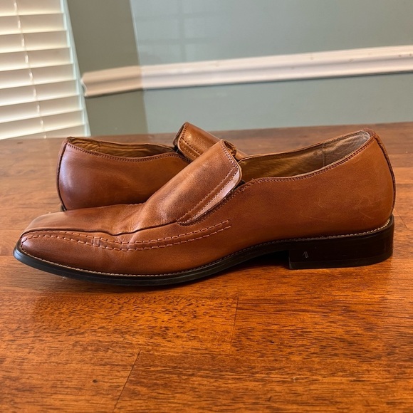 Stacy Adams Men\'s Hillman loafer Tan Leather Loafers size 10.5 main image 12